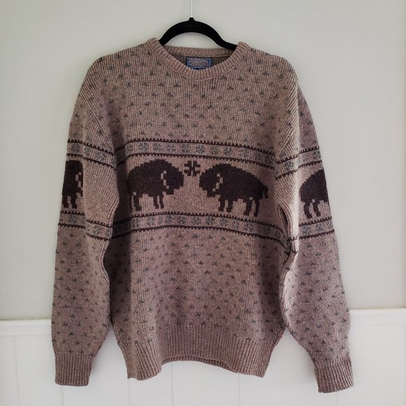 pendleton buffalo sweater